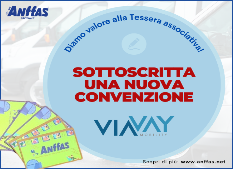 Diamo valore alla Tessera associativa Anffas con VIAVAY!